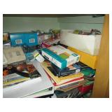 Huge supply of envelopes, light bul...