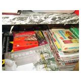 Huge supply of envelopes, light bul...