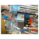 Huge supply of envelopes, light bul...