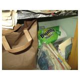 Huge supply of envelopes, light bul...