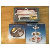 Silver Plated serving trays, 2-qt l...