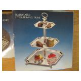 Silver Plated serving trays, 2-qt l...