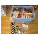 Storage tote containing a huge vari...