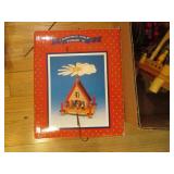 Tabletop serving bowl towers and Ch...