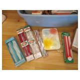 Storage tote containing new in pack...