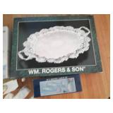 Silver Plated stair-step server, se...