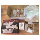 New in box porcelain flatware caddi...