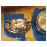 Silver Plated ice bucket, serving p...