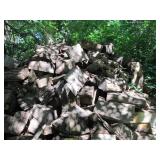 Huge stack of dried out firewood (b...