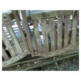 Large bundle of wood Outdoor chairs...