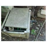 Covered Suncast hose reel with hose...