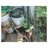 Covered Suncast hose reel with hose...