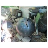 Covered Suncast hose reel with hose...