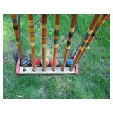 Vintage croquet set...