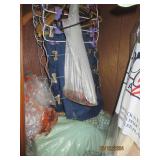 Contents of office closet. Mens sui...