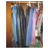 Contents of office closet. Mens sui...