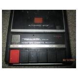 Cassette recorder. Requires C batte...