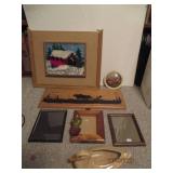 Home decor ceramic duck, bubble fra...