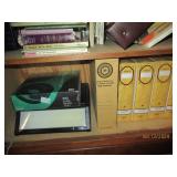 Contents of lower office cupboard i...