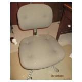 Office chair and clear mat...