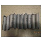 10 - 2 dollar rolls of nickels. As ...