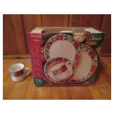 Gibson 16 piece dinnerware set...