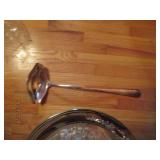 Onedia Silversmiths tray and ladle...