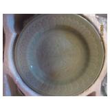 Celedon dinnerware set...