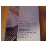 2 - 4 piece sets of butter domes...