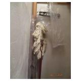 Contents of corner closet, storage ...