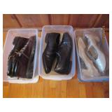 3 pairs of shoes. Size 9 1/2...