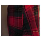 Group of linens with hangers...