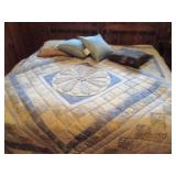 Kind size blanket, sheet, fitted sh...