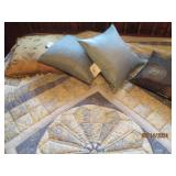 Kind size blanket, sheet, fitted sh...