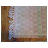 2 colorful floor mats 36" x 21"...