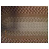 2 vintage braided floor rugs 65" x ...