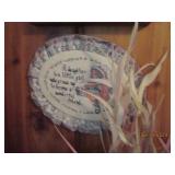 Contents of corner. Clock, nightsta...