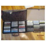 2 cases of cassette tapes...