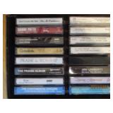 2 cases of cassette tapes...