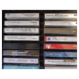 2 cases of cassette tapes...