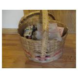 Sewing basket and its contents...