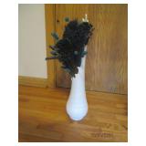 Decorative vase and flowers 24"...
