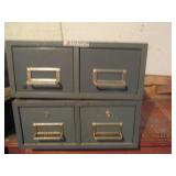 2 Steelmaster metal filing cabinets...