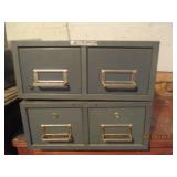 2 Steelmaster metal filing cabinets...