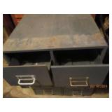3 metal filing cabinets 18" x 16" x...