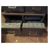 3 metal filing cabinets 18" x 16" x...