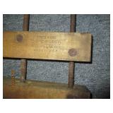 2 vintage wooden clamps...