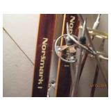 Alpine and Normark skiis, poles and...