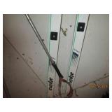 Alpine and Normark skiis, poles and...