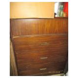 Dresser with contents 34" x 18" x 4...